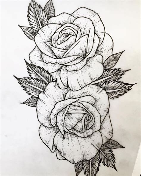 gezeichnet rose tattoo vorlage|Die 180 besten Ideen zu Rosen Tattoos 